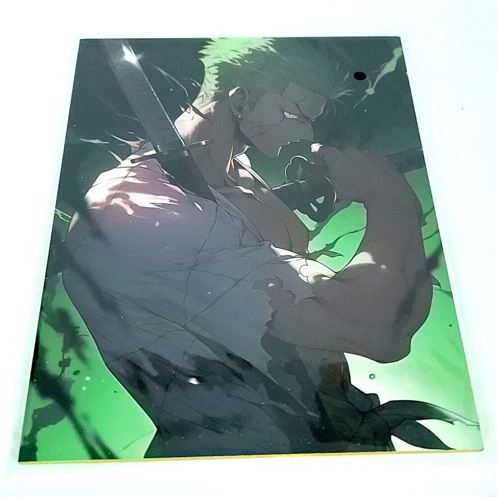 Sanji Zoro One Piece #059 Double-sided Art Board Size A4 8" x 11" Waifu Card